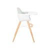 Trona de madera Woody menta Kikkaboo