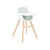 Trona de madera Woody menta Kikkaboo