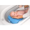 Cojín antideslizante de espuma para Bañar al bebé color azul