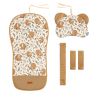 Set de Lujo para Cochecito de Bebé Terciopelo - Conejo y Oso - imagen 2