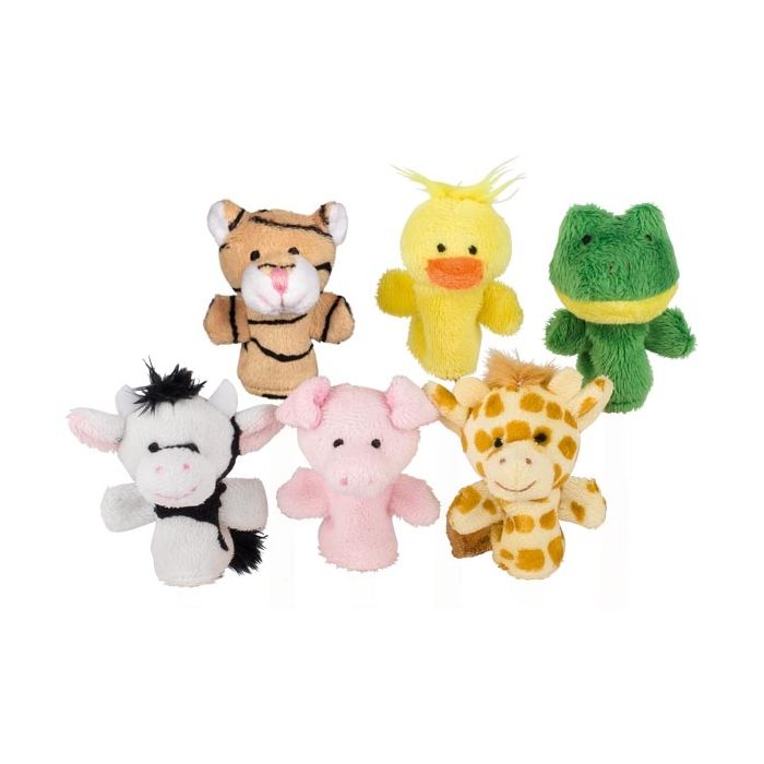 Set de 6 marionetas de dedo de animales, de Goki - imagen 2