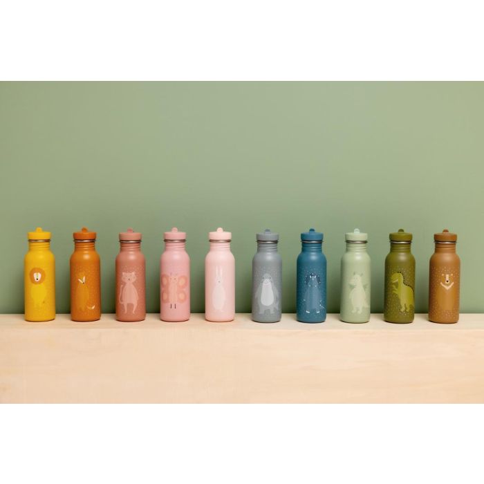 Botella de acero infantil de Trixie, disponible en 350 ml y 500 ml, para niños