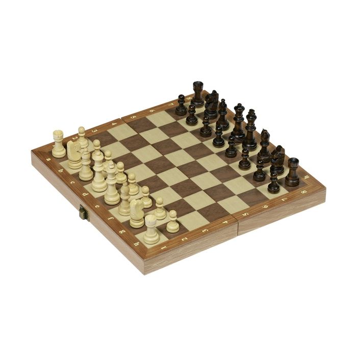 Ajedrez en caja de madera - imagen 2