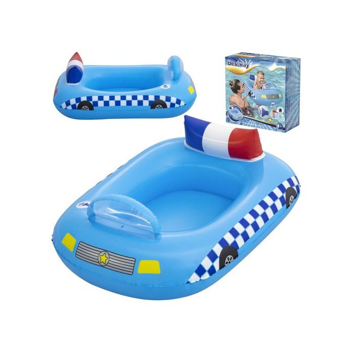 Barca Hinchable Coche de Policía Bestway