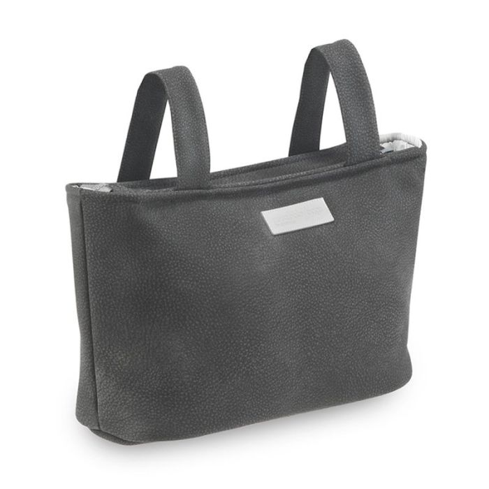 Bolso organizador para cochecito de Bebé Piel deluxe Antracita Norababybags