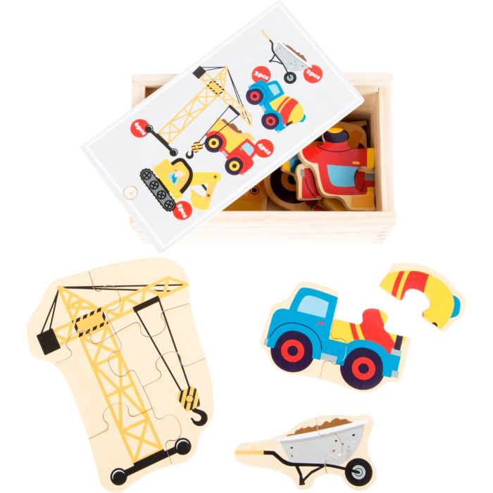 Caja de puzzles Mundo de la construcción