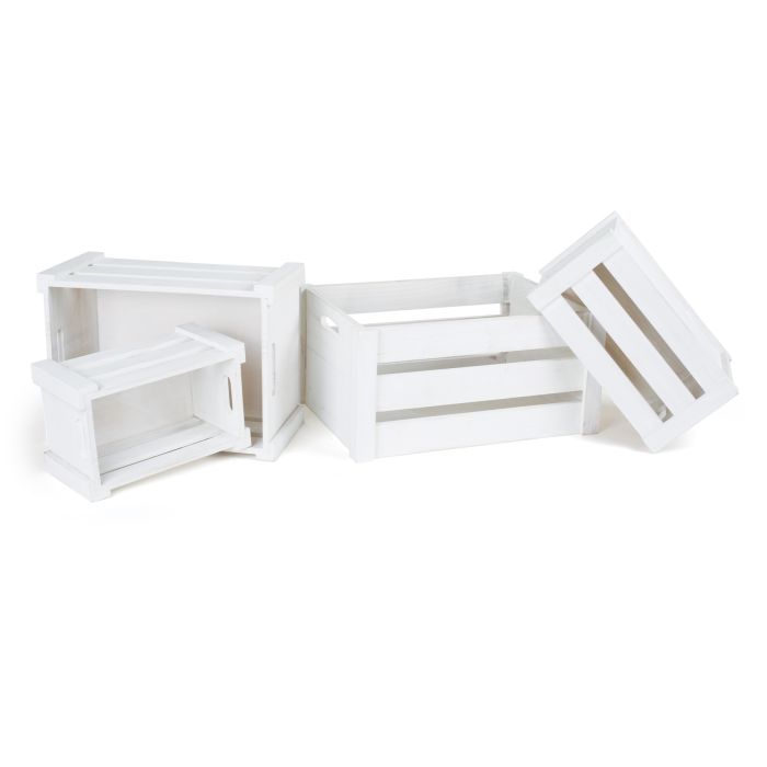 Cajas de madera Blancas