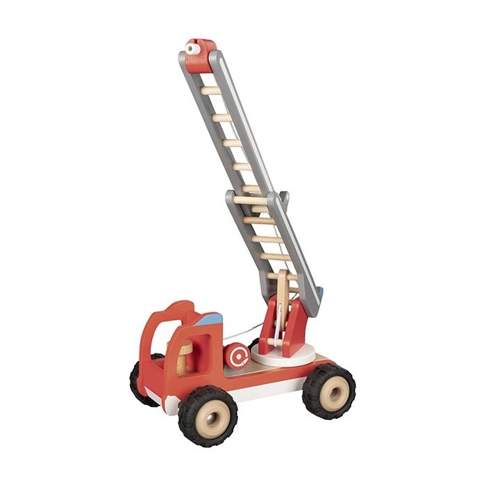 Camión de bomberos de escalera