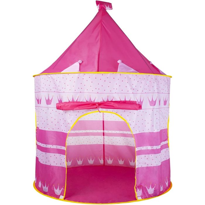 Carpa para niños - Castillo / Palacio para casa y jardín - Rosa 