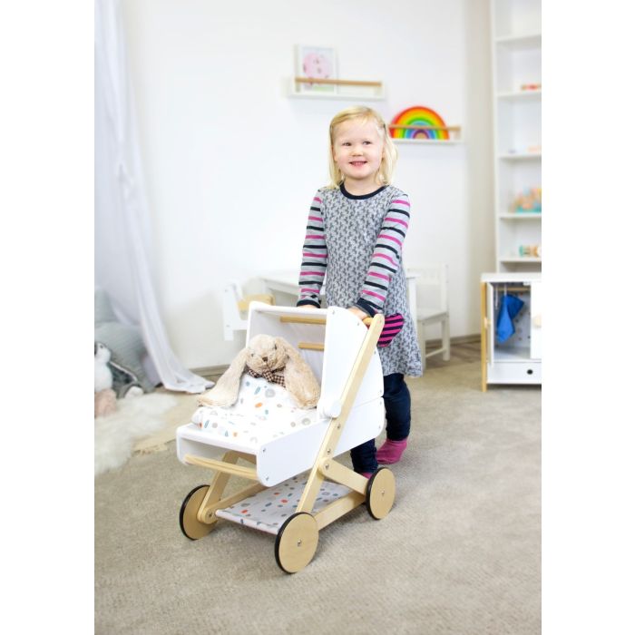 Cochecito de muñecas Little Button , Legler