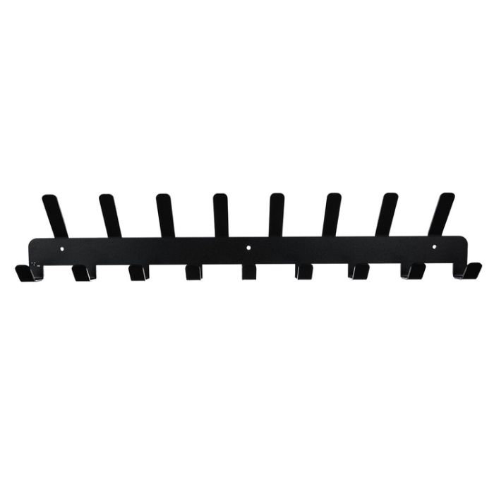 Colgador Perchero de pared Negro , 17 Ganchos