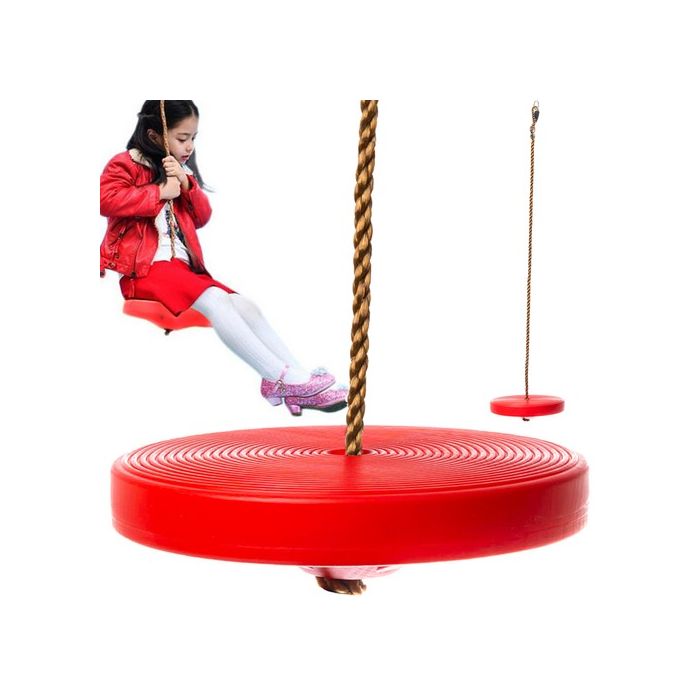 Columpio para Jardín redondo de Plástico Rojo