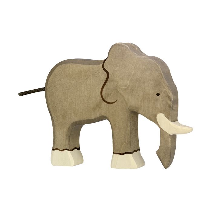 Figura de madera Elefante Holztiger - imagen 2