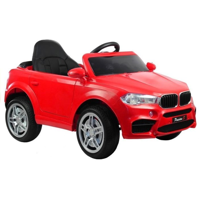 Coche Eléctrico Infantil HL1538 Rojo con Control Remoto y Asiento de Ecocuero