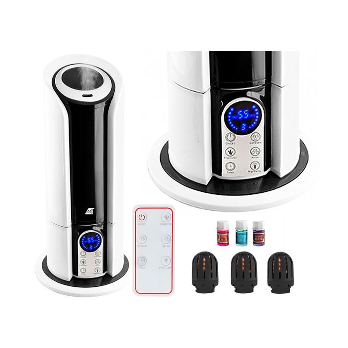 Humidificador de aire Ultrasónico con control Remoto y Aromaterapia