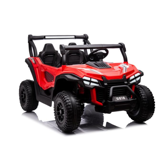 Coche Eléctrico Infantil S618 24V 4x4 LEAN CARS - Rojo - imagen 2