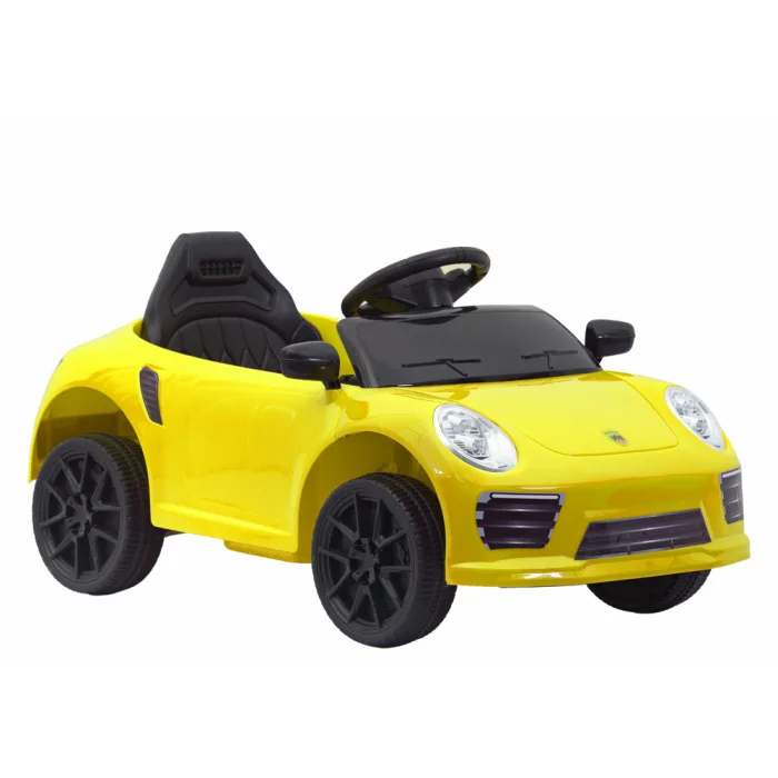 Coche Eléctrico para Niños WMT-666 con Control Remoto y Luces LED-Amarillo - imagen 2