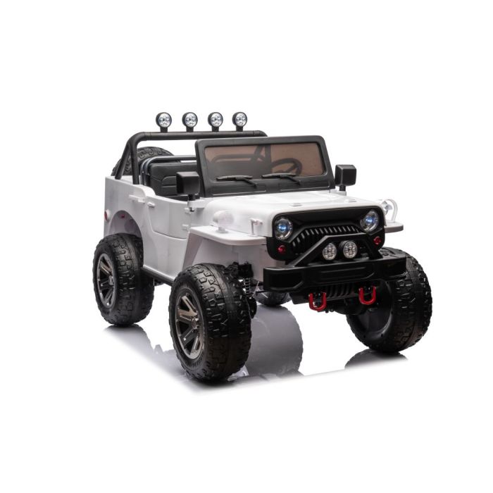 Coche Eléctrico Infantil JH-102 24V LEAN CARS 4x4 - Blanco - imagen 2
