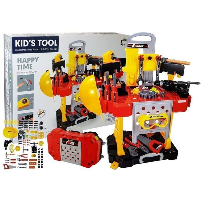 Set de Taller 3 en 1 DIY con Maletín – 85 Elementos y Taladro Eléctrico - imagen 2