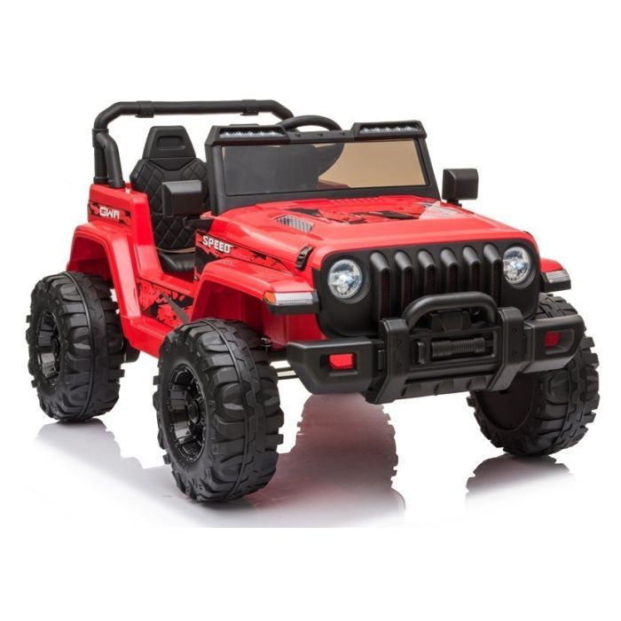 Jeep Eléctrico para Niños CH9956 Rojo con 2 Motores, 12V y Control Remoto