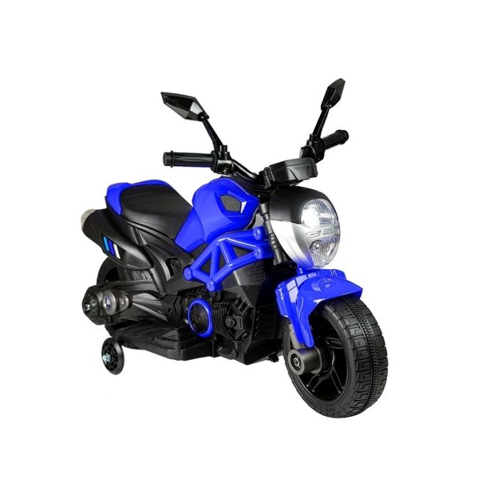 Moto Eléctrica Infantil GTM1188 con Luces y Función de Marcha Atrás - 6V-Azul - imagen 2
