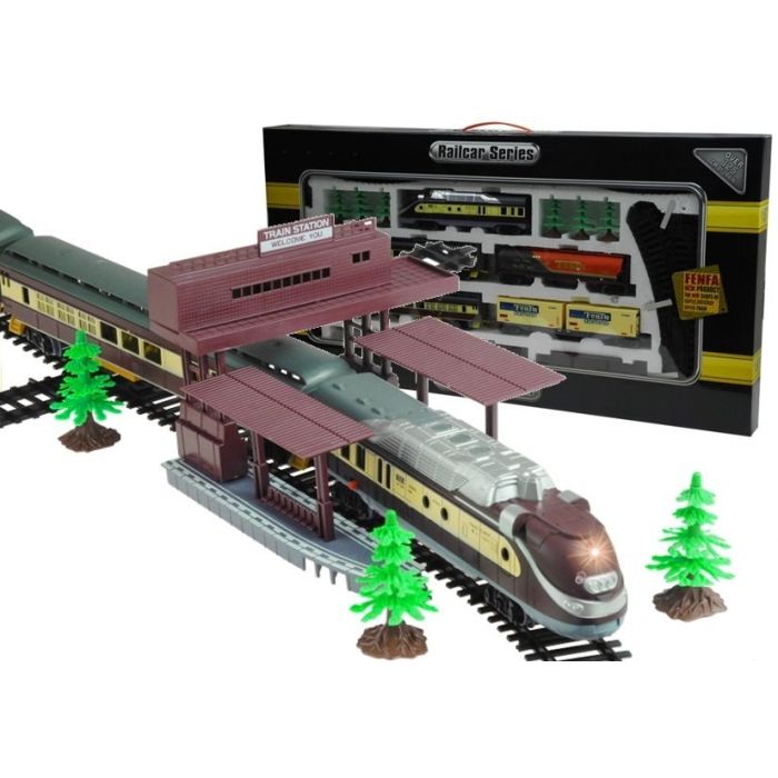 Set de Tren Eléctrico Fenfa con 5 Vagones y Accesorios - imagen 2