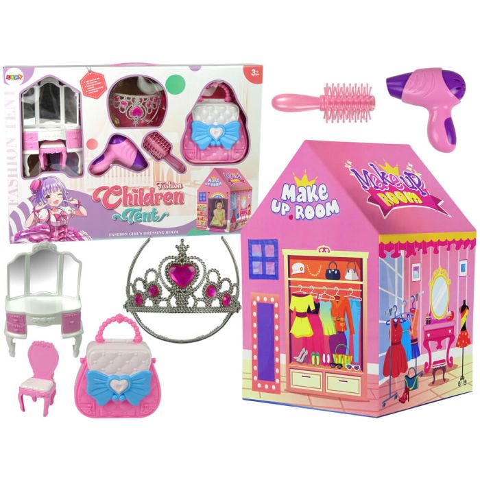 Tienda de Princesa para Niñas – Salón de Belleza con Accesorios Rosa - imagen 2