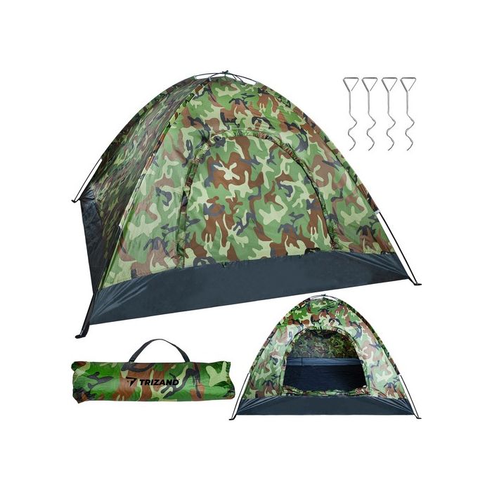 Tienda de campaña para 4 personas , Camuflaje