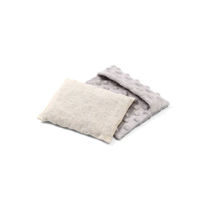Almohada Térmica con semillas de cereza-Gris - imagen 2