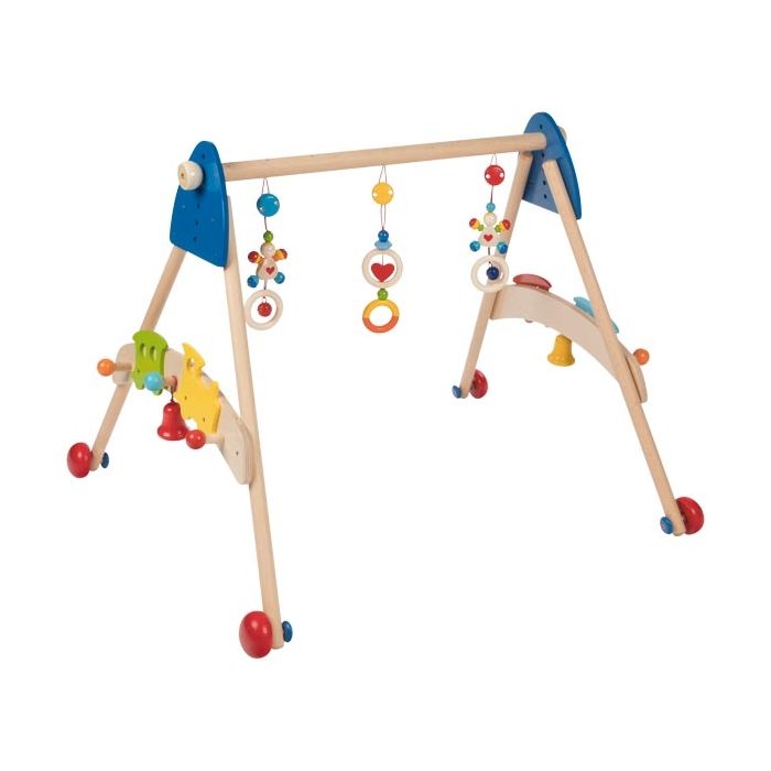 Gimnasio de madera para bebés y entrenador de juegos 3 en 1 . Heimess - imagen 2