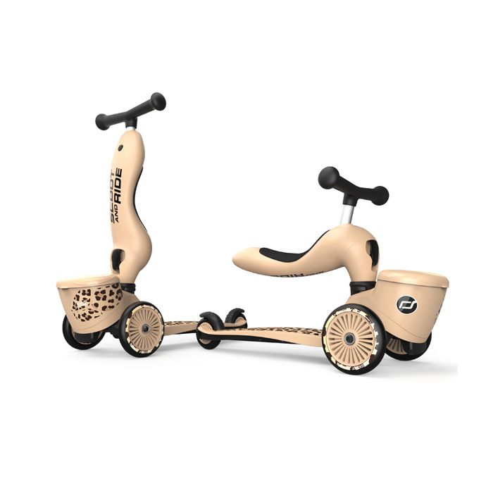 Scooter Infantil Highwaykick 1 Lifestyle – 2 en 1 con Asiento y Caja de Almacenaje