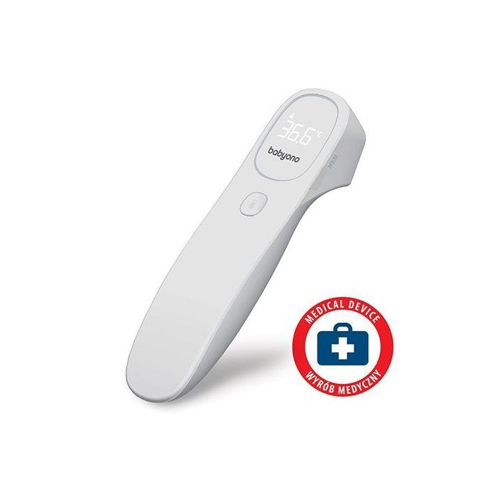 Termómetro Babyono JXB-311 con pantalla LED retroiluminada.