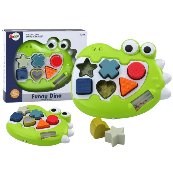 Puzzle Sensorial de Dinosaurio con Melodías para los Más Pequeños