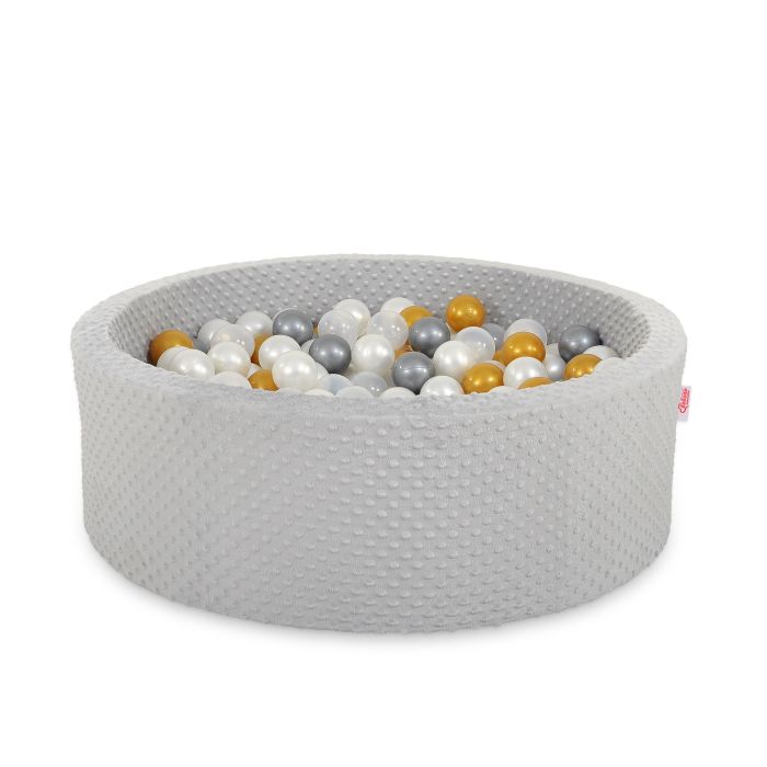 Piscina de Pelotas My Sweet Baby con 300 Bolas de Color - Gris