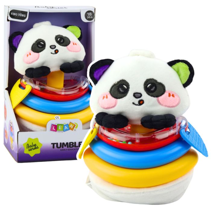 Juguete Tumbler Panda con Anillas y Sonajero