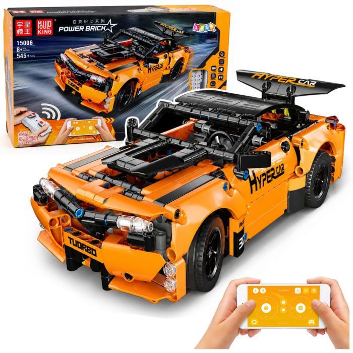 Coche Deportivo RC con Bloques de Construcción 545 Piezas