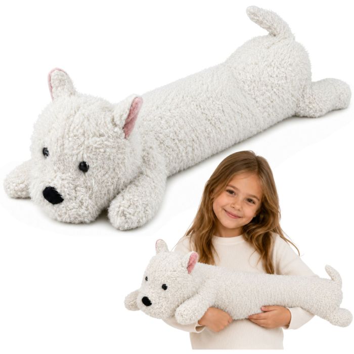 Perro de peluche West Highland con suave material