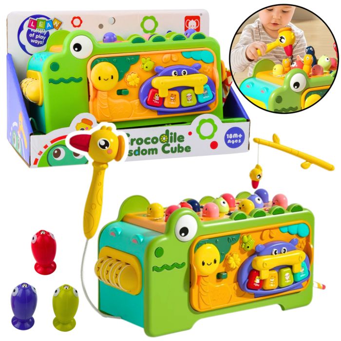 Cubo Educativo Interactivo Cocodrilo Multifuncional