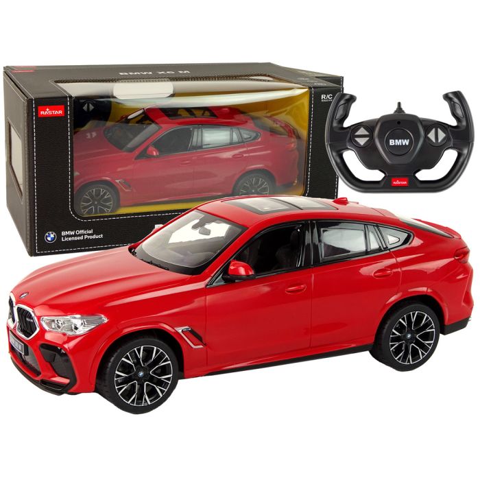 BMW X6 M teledirigido Rastar rojo 1:14