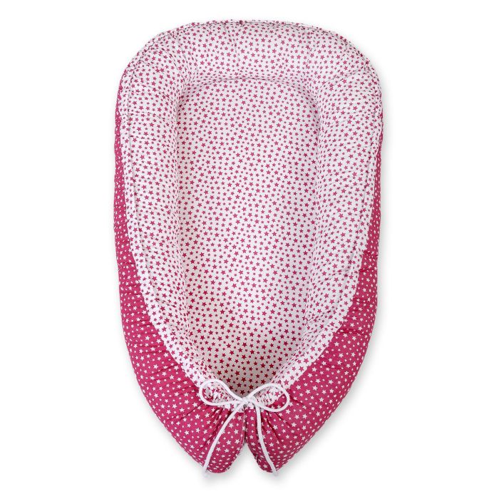 Nido Doble Cara Premium para Bebés My Sweet Baby - Estrellas Rojas