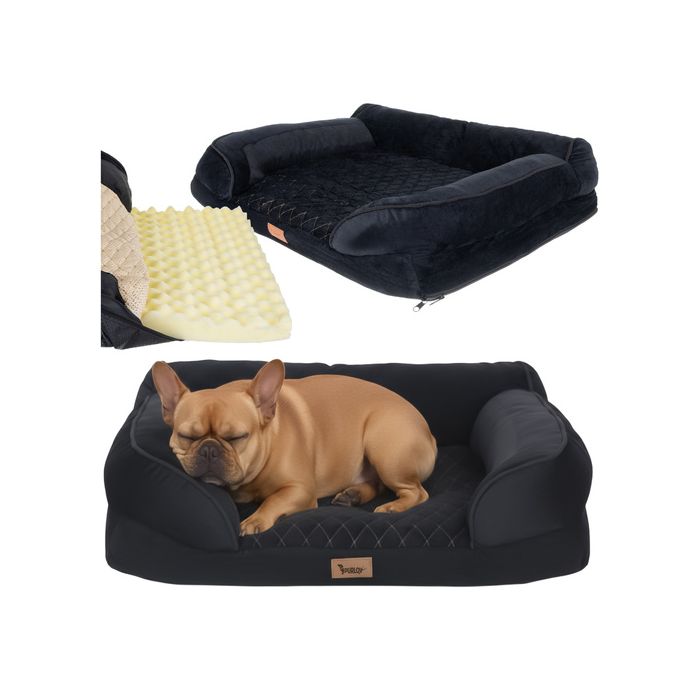 Cama Ergonómica Purlov S para Mascotas - 65x55 cm
