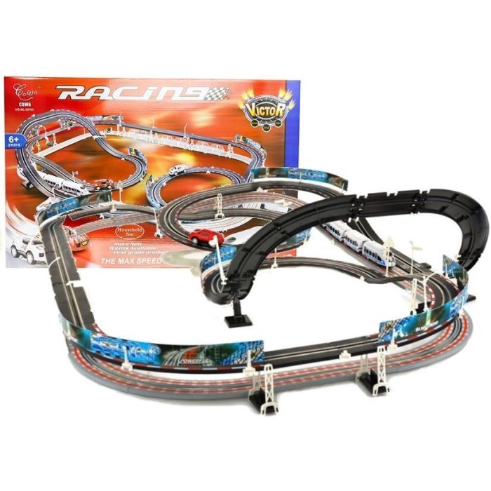 Kit de Carrera 2 en 1 de Lean Toys, pista de 632 cm