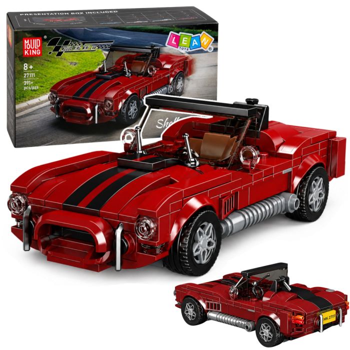 Bloques de Construcción Coche Clásico S.Cobra Rojo 391 pcs