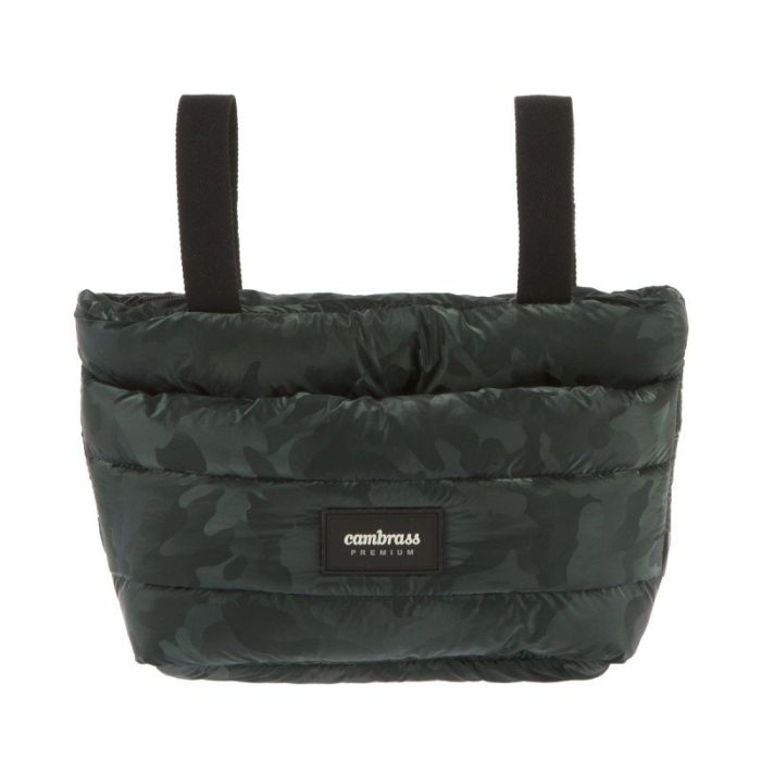 Bolso Organizador Cripsi Verde de Cambrass con doble asa corta.