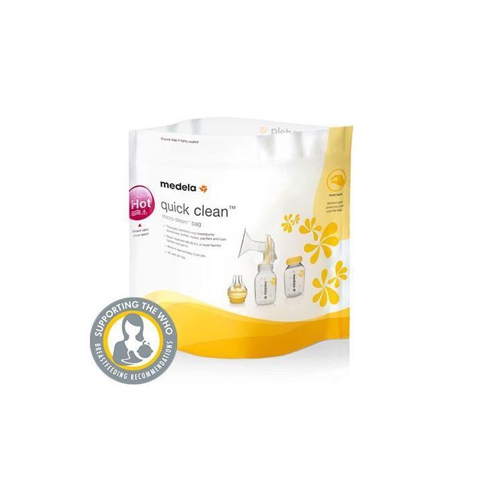 Bolsas de Desinfección Quick Clean Medela en envase original