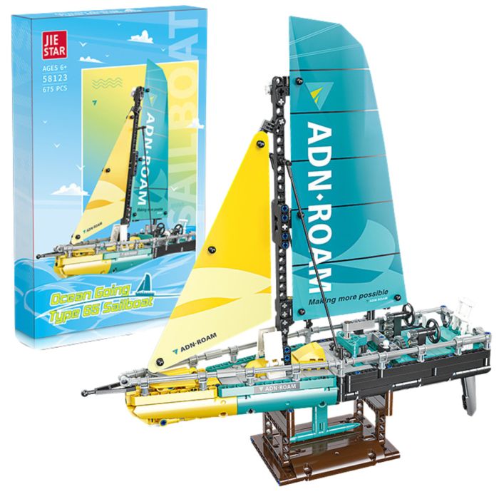 Modelo de Barco de Vela Type 65 - Lean Toys