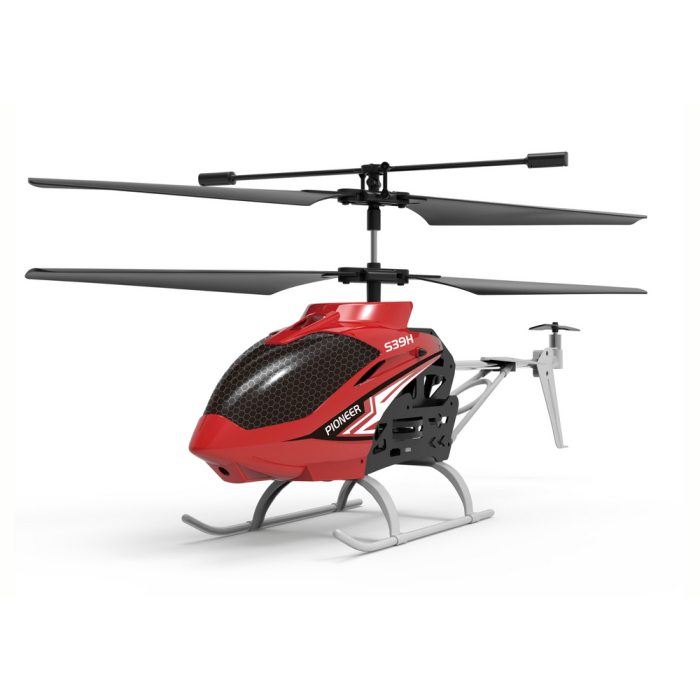 Helicóptero RC S39H SYMA Rojo con diseño atractivo y funcional.
