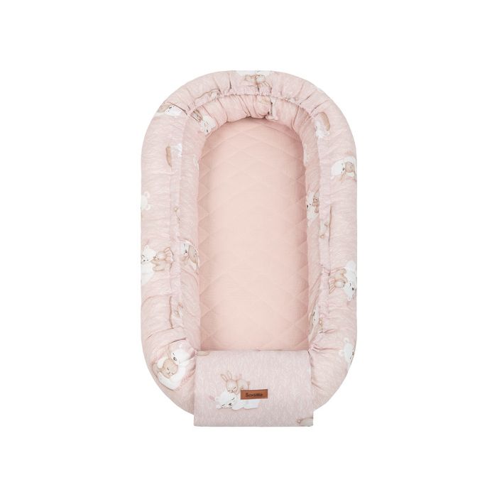 Nido para Bebé Baby Nest Estampado Oso y Conejo Muselina-Algodón 80x45 cm Sencillo