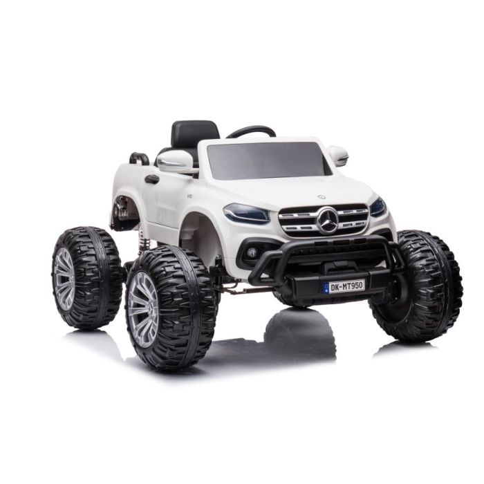 Coche eléctrico Mercedes DK-MT950 4x4 Lean cars - Blanco