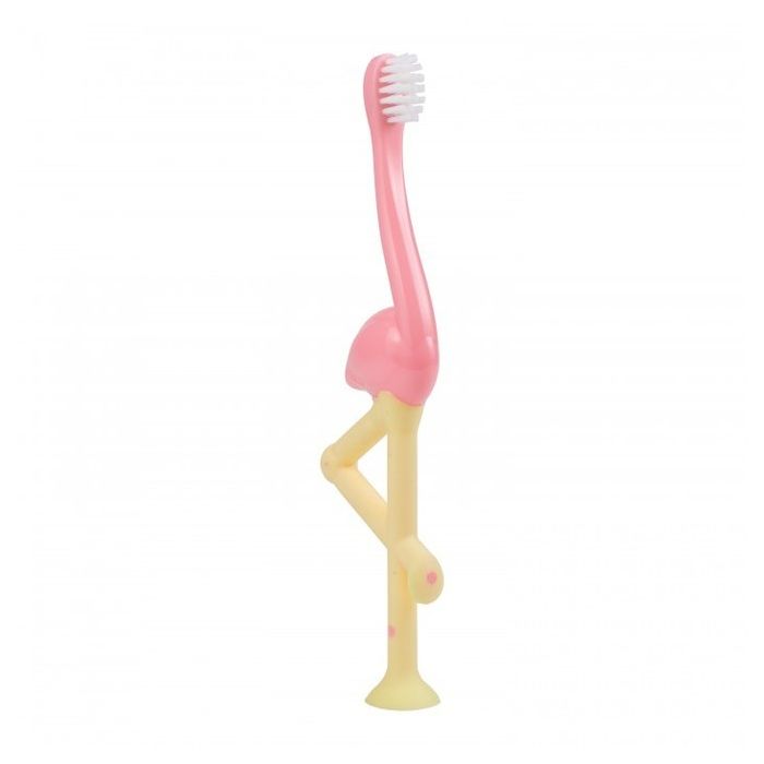 Cepillo de Dientes Infantil Flamingo Dr Brown’s - Rosa